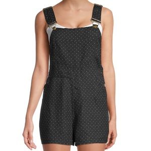 WeWoreWhat Basic Polka-Dot Shortalls